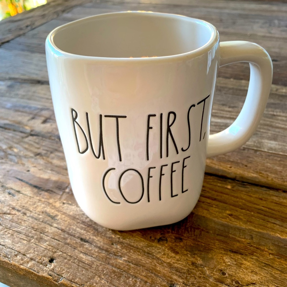 Rae Dunn But First, Coffee mug. NWT